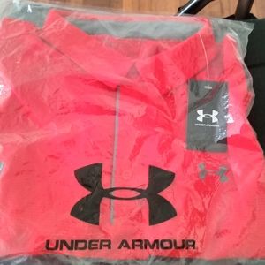 Under Armour Men's Red Golf Polo shirt XXL NEW